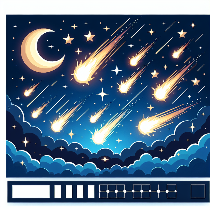 Comet's Celestial Dance DIY Paint By Diamonds