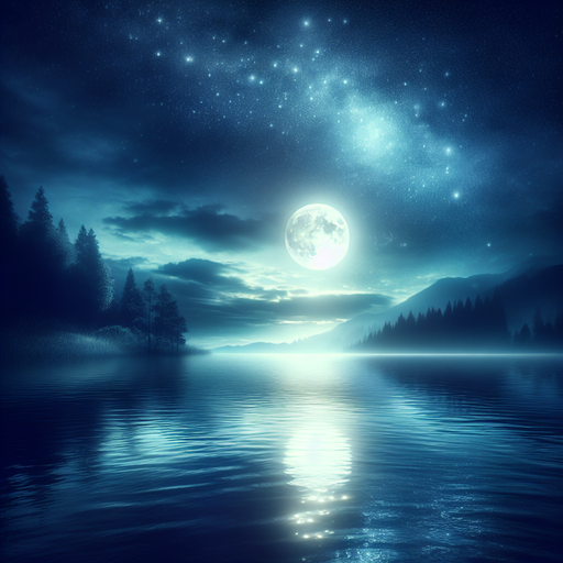 Mysterious Moonlight Paint By Diamonds Kits