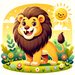 Sunshine Lion Paint By Diamonds Kits