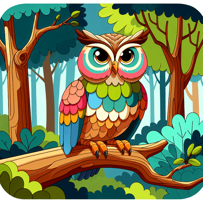 Wise Owl Adventure Paint By Diamond