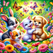 Cute Animal Friends Paint By Diamonds