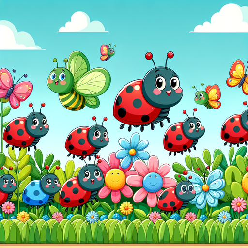 Brilliant Bug Parade Diamonded Painting Kits