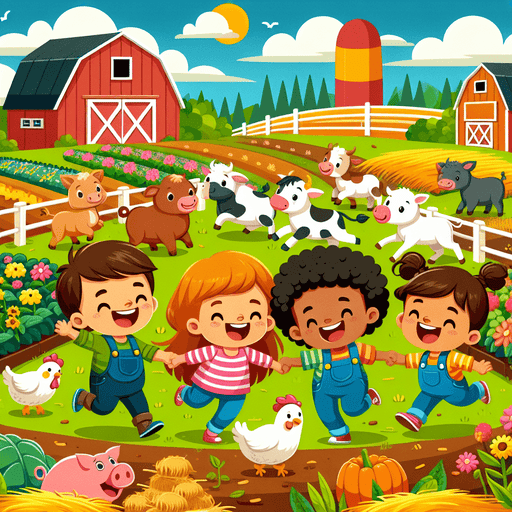 Fun Farm Adventure Painting By Diamonds Kit