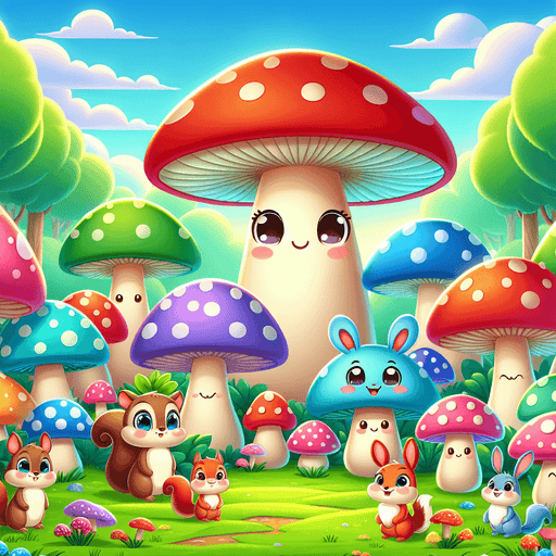 Magical Mushroom Land Paint By Diamonds Kits