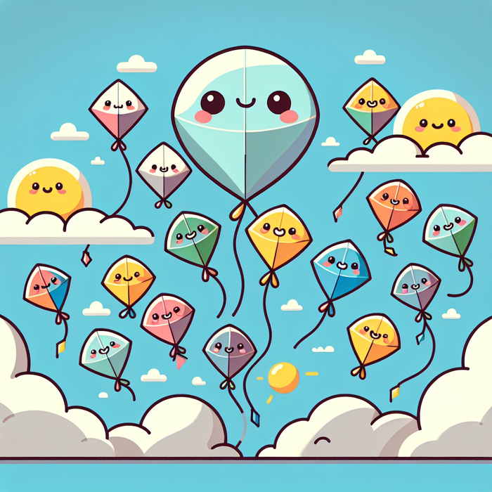 Sunny Skies And Smiling Kites Diamond Painting