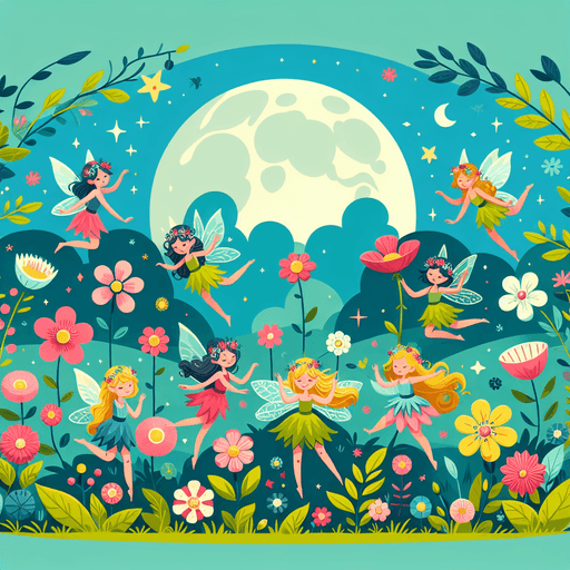 Magical Meadow Fairies Paint By Diamonds