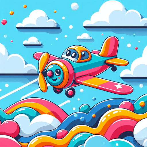Bright Adventure Plane Paint By Diamonds Art