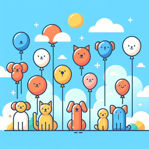 Bright Balloon Animals Paint By Diamonds Kits