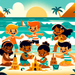 Beach Day Bash Diamonded Painting Kits