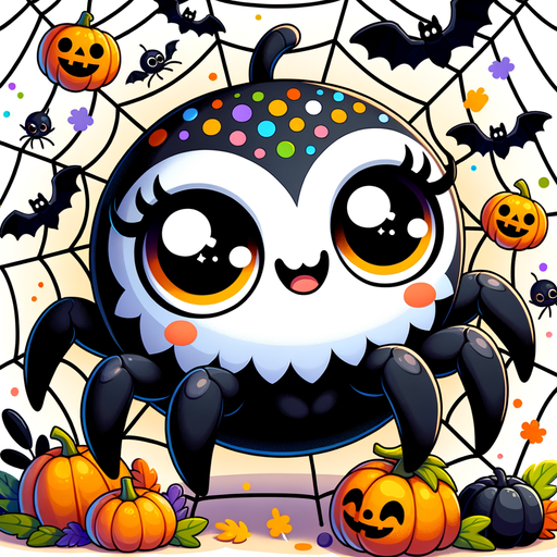 Spooky Spider Paint By Diamonds Kits