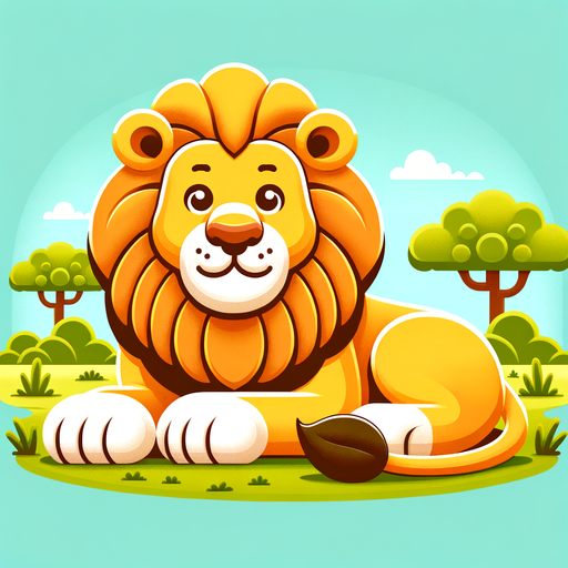 Joyful Lion Paint By Color