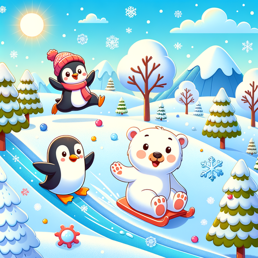 Wondrous Winter Animals Paint By Diamonds Kits