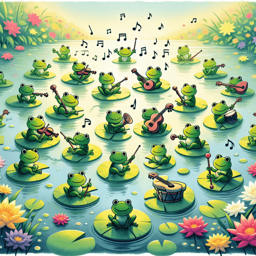 Friendly Frog Fanfare DIY Paint By Diamonds