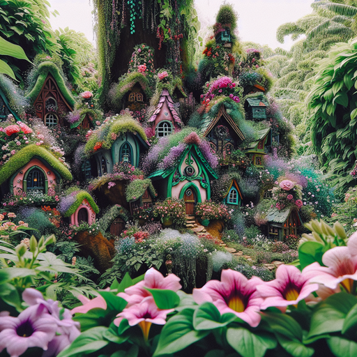 Whimsical Fairy Hideout Diamond Painting