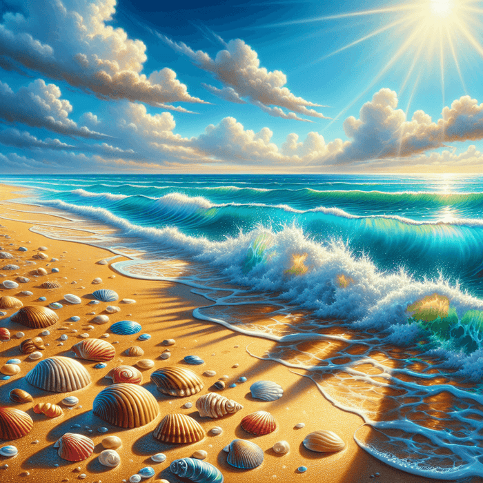 Sunny Seaside Retreat Diamonded Painting Kits