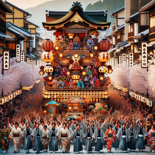 The Gion Matsuri Paint By Diamond