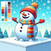 Charming Snowman Paint By Diamonds Kits