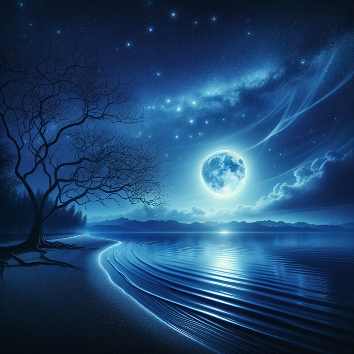 Mystical Moonlit Night 5D DIY Paint By Diamond Kit