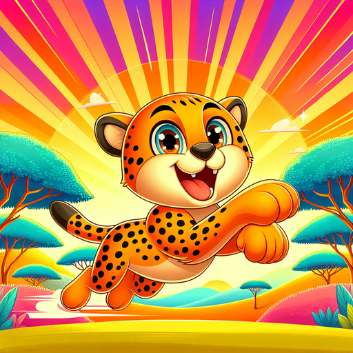 Joyful Cheetah Diamond Painting