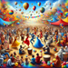 Vibrant Festival Celebration Painting By Diamonds Kit