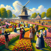 Tulip Time Festival - Holland Paint By Diamonds Art