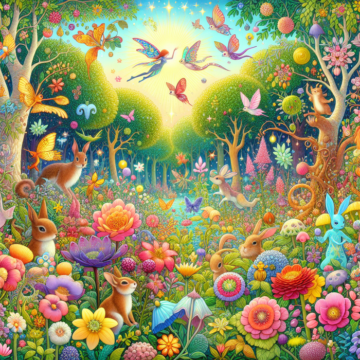 Whimsical Fairytale Forest Diamond Painting