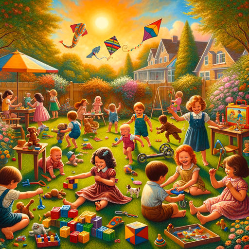 Sweet Childhood Memories Painting By Diamonds Kit