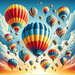 Artistic Balloon Festival Paint By Diamonds Kits