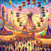 Vibrant Carnival Celebration Paint By Diamonds Kits