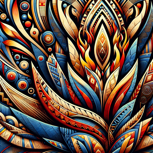 Tribal Savannah Patterns Painting By Diamonds Kit