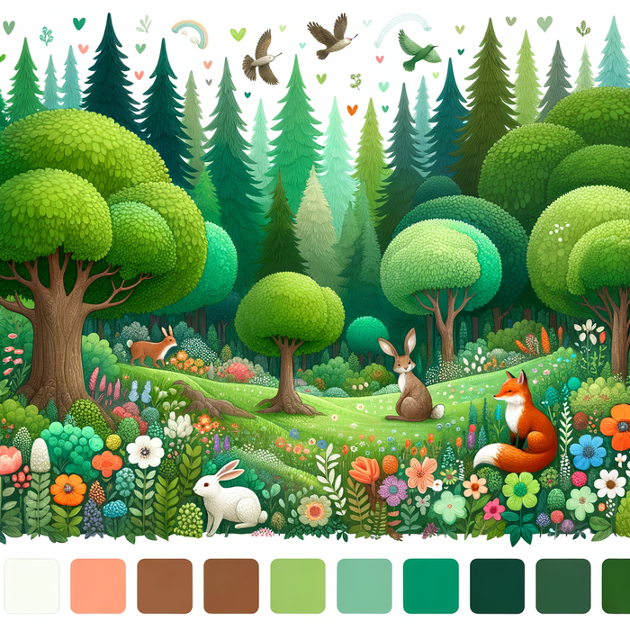 Whimsical Forest Dream Painting By Diamonds Kit