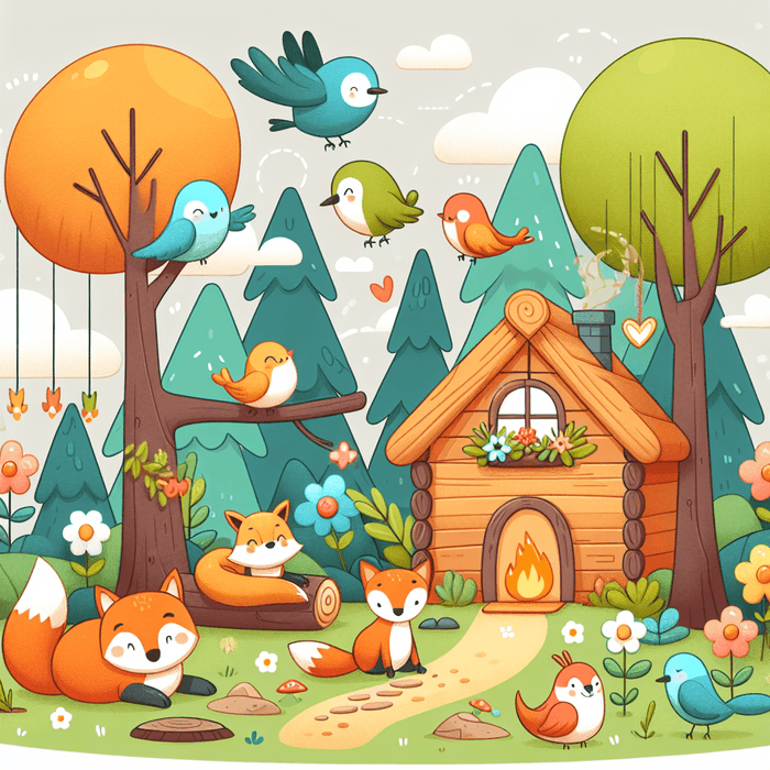 Charming Woodland Hideaway Paint By Diamonds Art