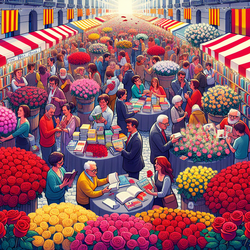 Day Of Sant Jordi - Barcelona Diamonded Painting Kits