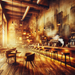 Urban Coffeehouse Charm Diamond Painting