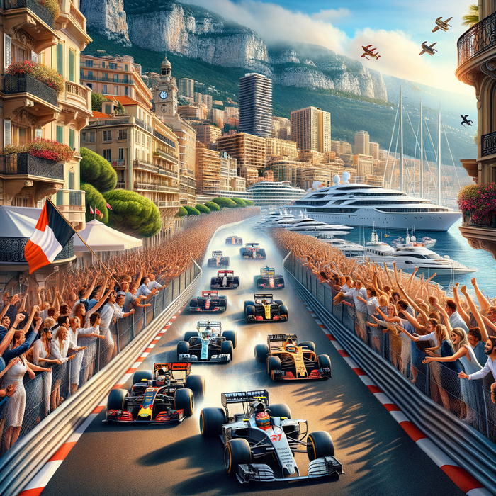 Monaco Grand Prix Diamonded Painting Kits