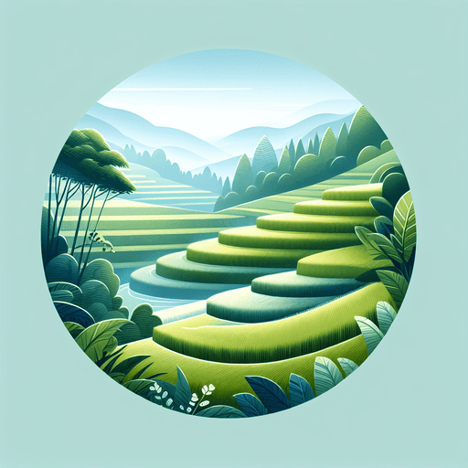 Peaceful Rice Terraces Painting By Diamonds Kit