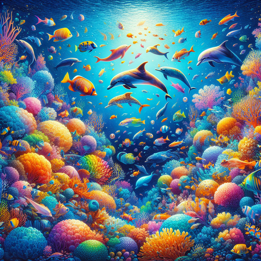 Playful Underwater Paradise Paint By Color