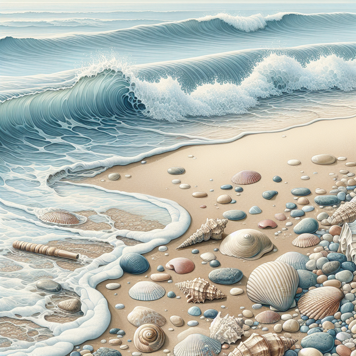 Soothing Ocean Breeze Painting By Diamonds Kit