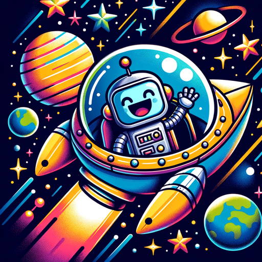 Robot's Space Mission Paint By Diamond