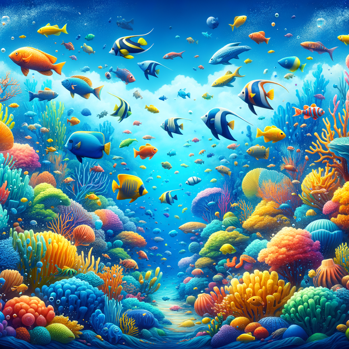 Dazzling Underwater World Paint By Diamonds Kits