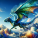 Fantasy Dragon Flight Paint By Color