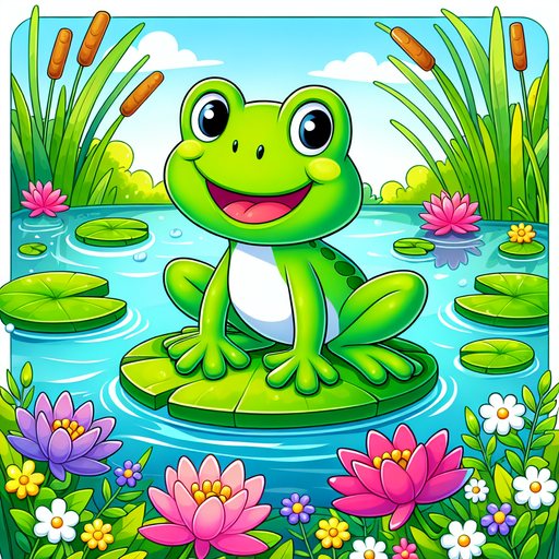 Giggle Frog Diamond Painting