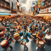 Okinawa Zento Eisa Matsuri DIY Paint By Diamonds