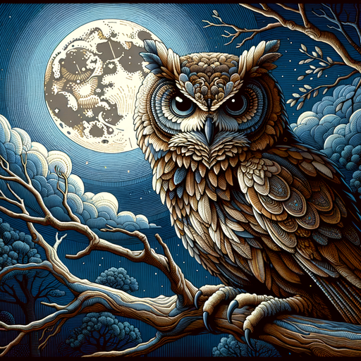 Owl Wisdom Insight Diamond Painting