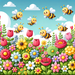 Busy Bee Garden DIY Paint By Diamonds