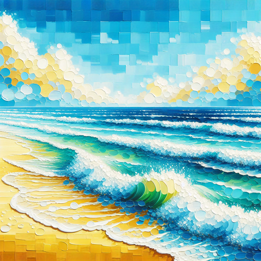 Radiant Ocean Breeze Paint By Diamonds