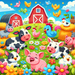 Cheery Farm Friends Paint By Diamonds Kits