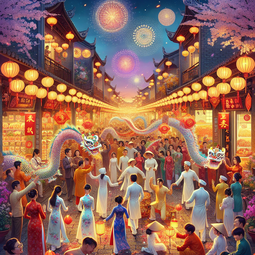 Tet Festival - Vietnam Paint By Diamond