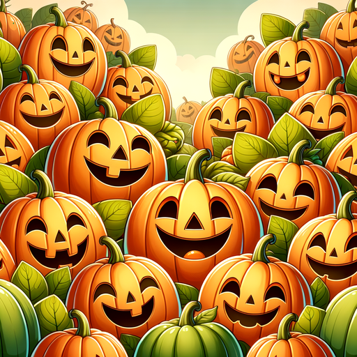 Joyful Jack-O-Lanterns Paint By Diamond