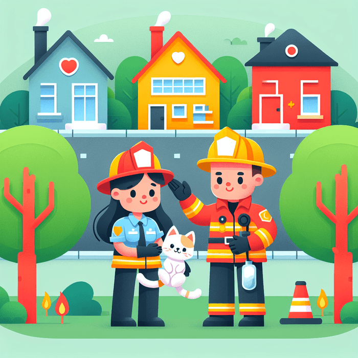 Firefighter Heroes Paint By Diamond